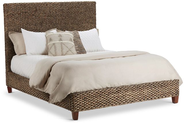 Bali Mid Tone Woven Platform Bed