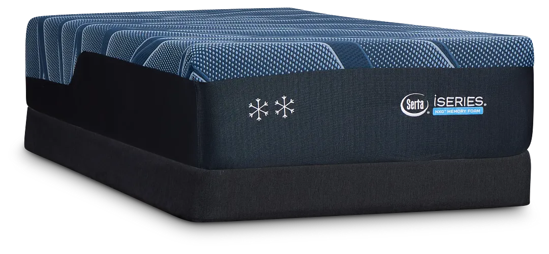 Iseries Nxg 2500 12.5" Plush Low-profile Mattress Set