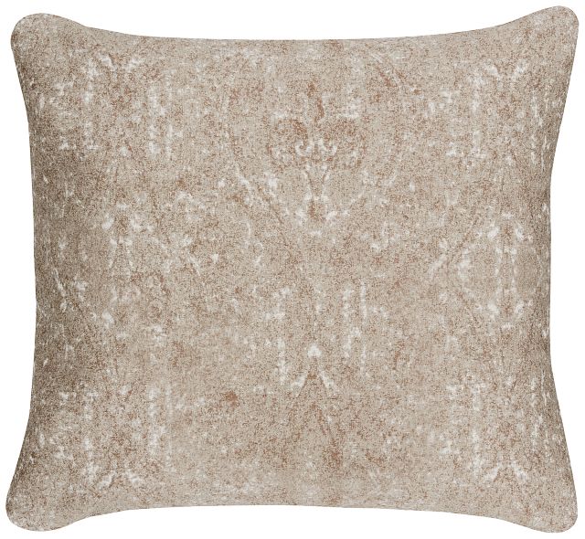 Ogee Pewter 20" Accent Pillow