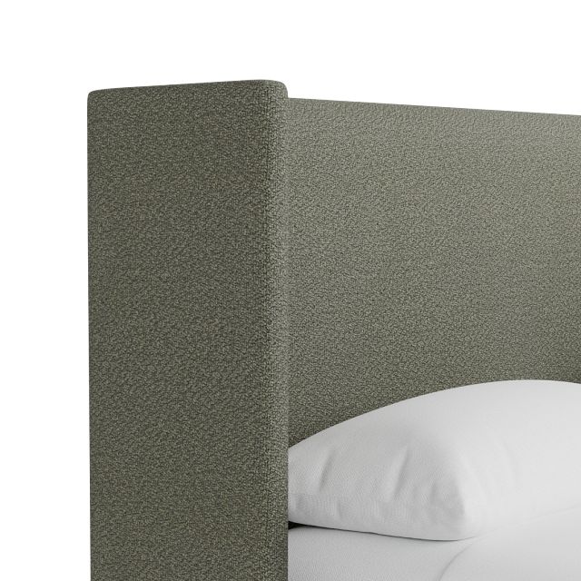 Captiva Sutton Green 48" Upholstered Shelter Bed