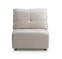 Trice Taupe Lthr/vinyl Armless Power Recliner