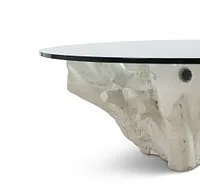 Ocean Drive Glass Round Coffee Table