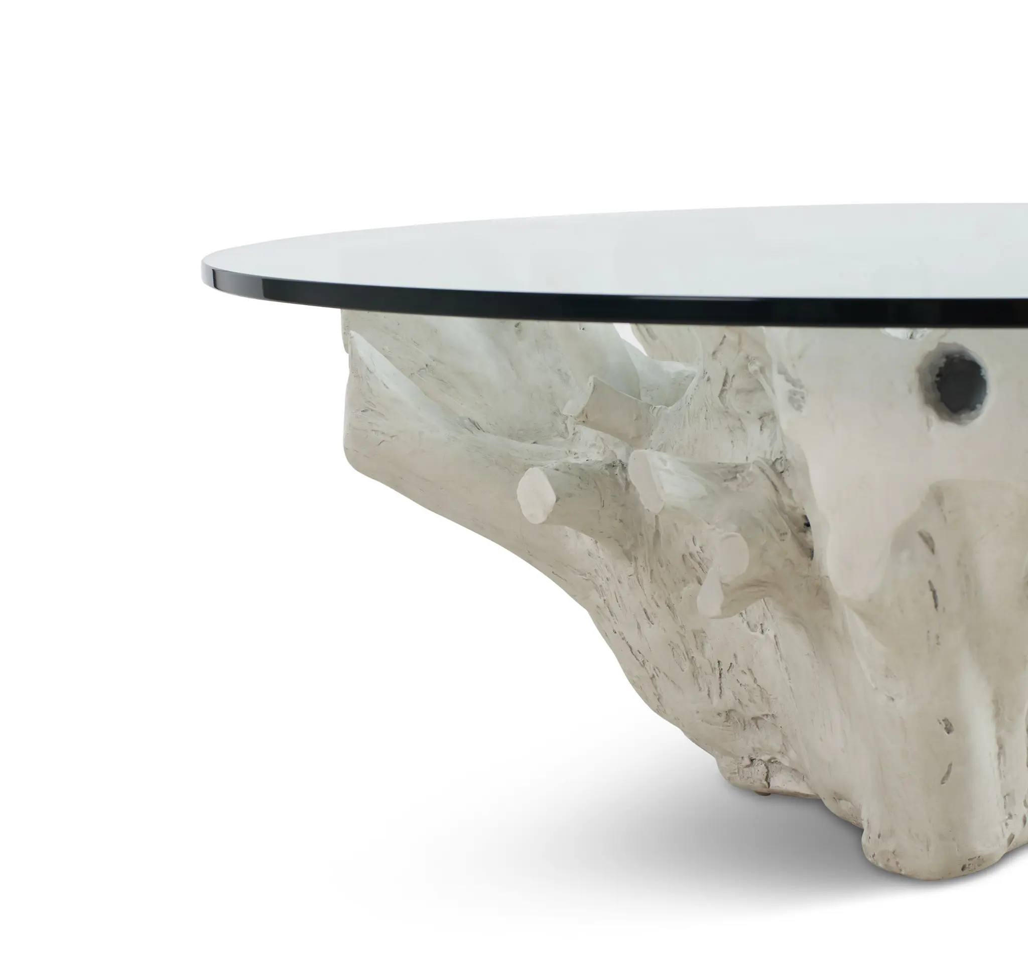 Ocean Drive Glass Round Coffee Table Ocean Drive Glass Round Coffee Table