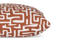 Enid Dark Orange 20" Indoor/outdoor Accent Pillow