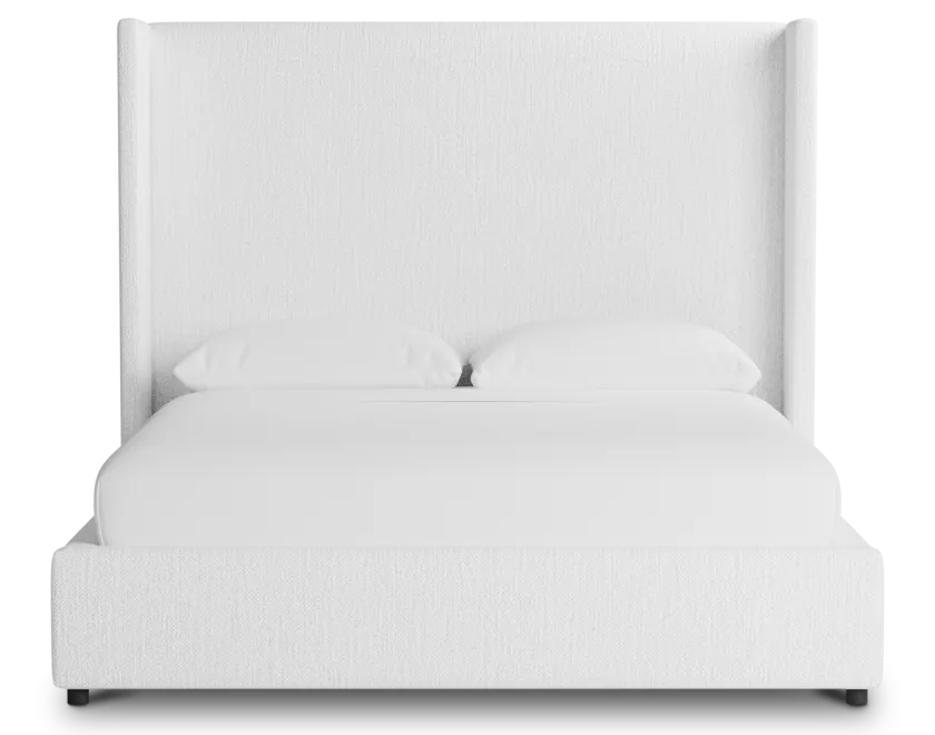 Captiva Revenue White 60" Upholstered Shelter Bed