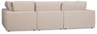 Breeze Taupe Fabric 4-piece Modular Sectional