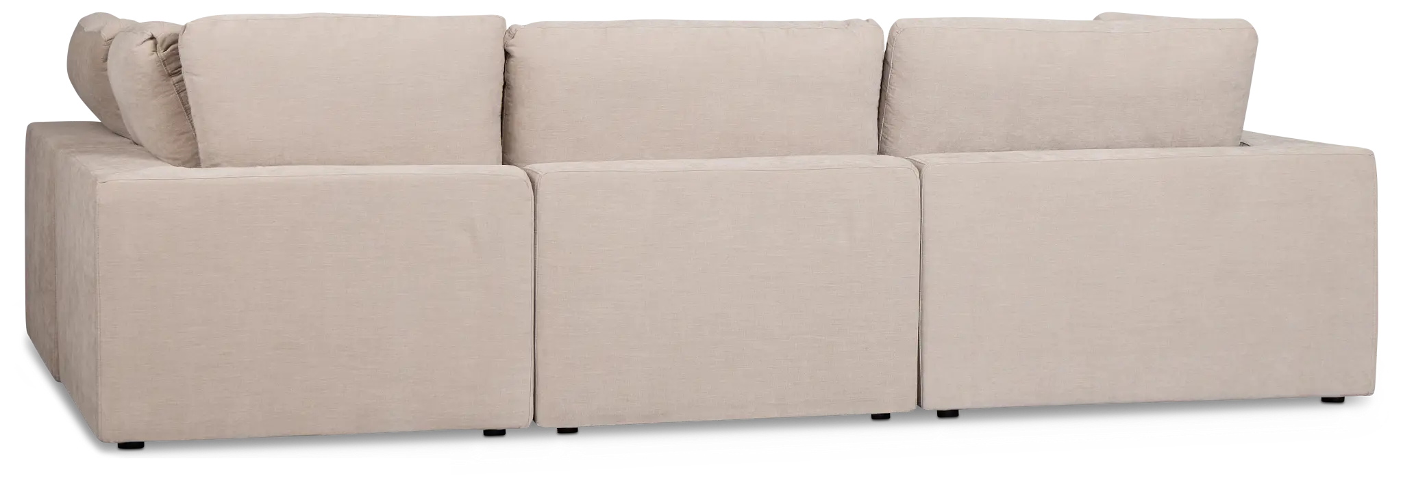 Breeze Taupe Fabric 4-piece Modular Sectional Breeze Taupe Fabric 4-piece Modular Sectional
