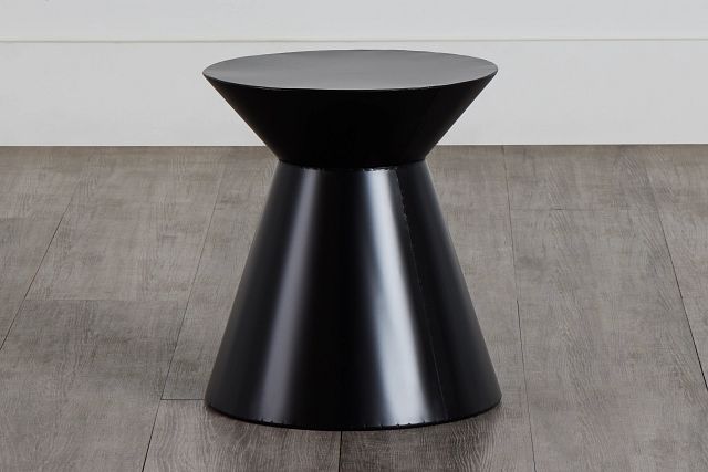 Niles Black Metal Accent Table