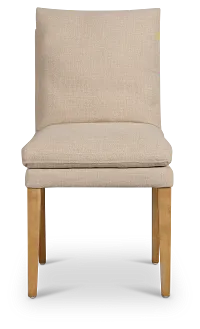 Willow Beige Fabric Upholstered Side Chair