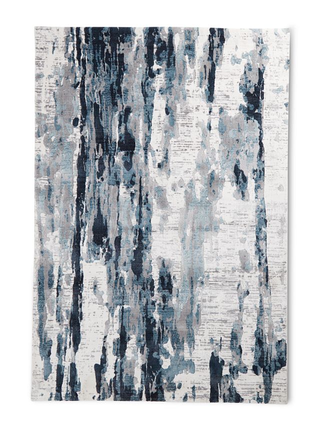 Palma Dark Blue 10x13 Area Rug