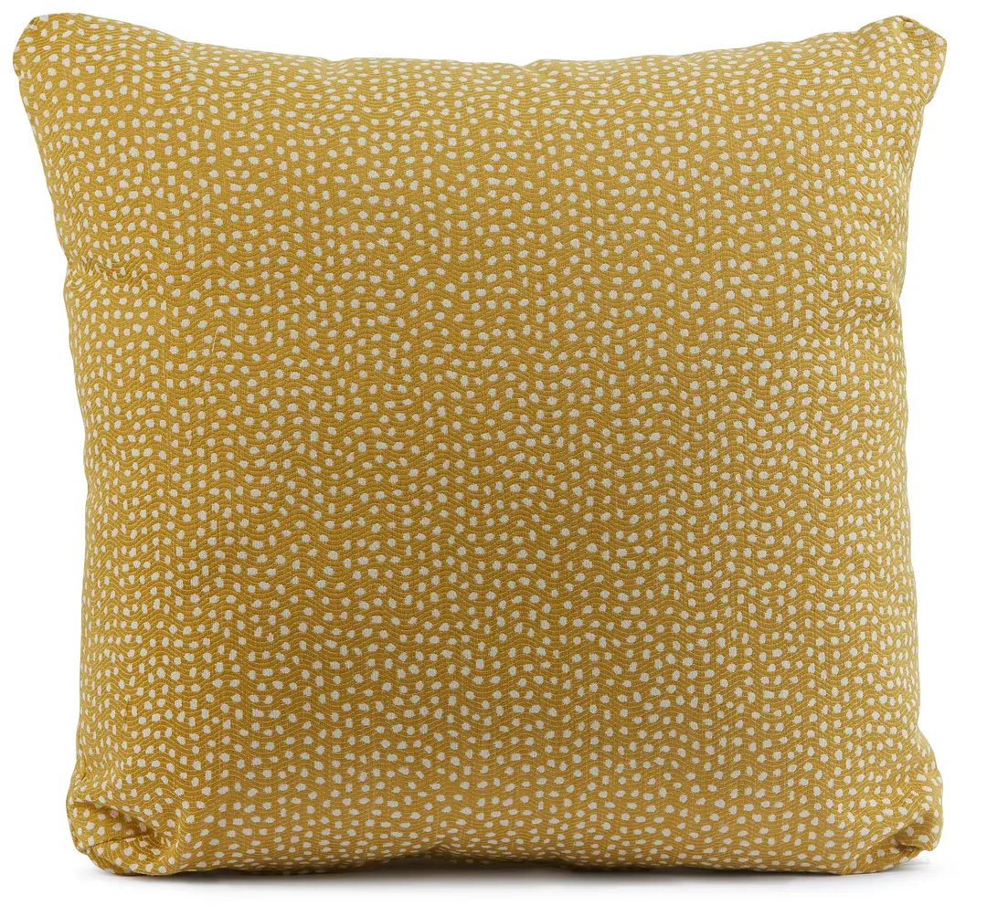 Flicker Yellow 18" Square Accent Pillow Flicker Yellow 18" Square Accent Pillow