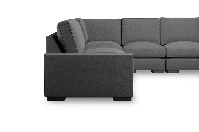 Edgewater Delray Dark Gray Large Two-arm Sectional (1)