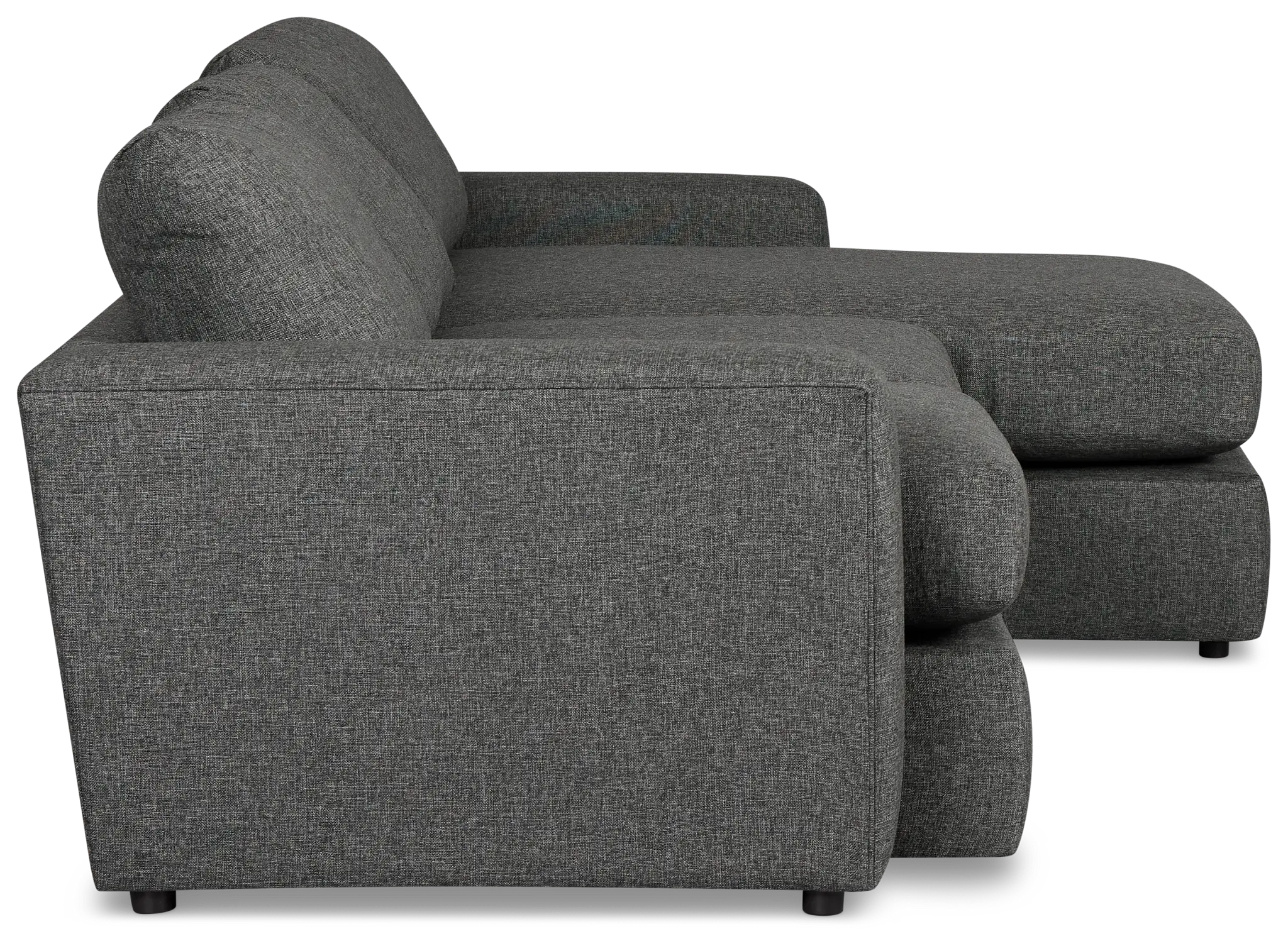Brantley Dark Gray Fabric Right Chaise Sectional Brantley Dark Gray Fabric Right Chaise Sectional