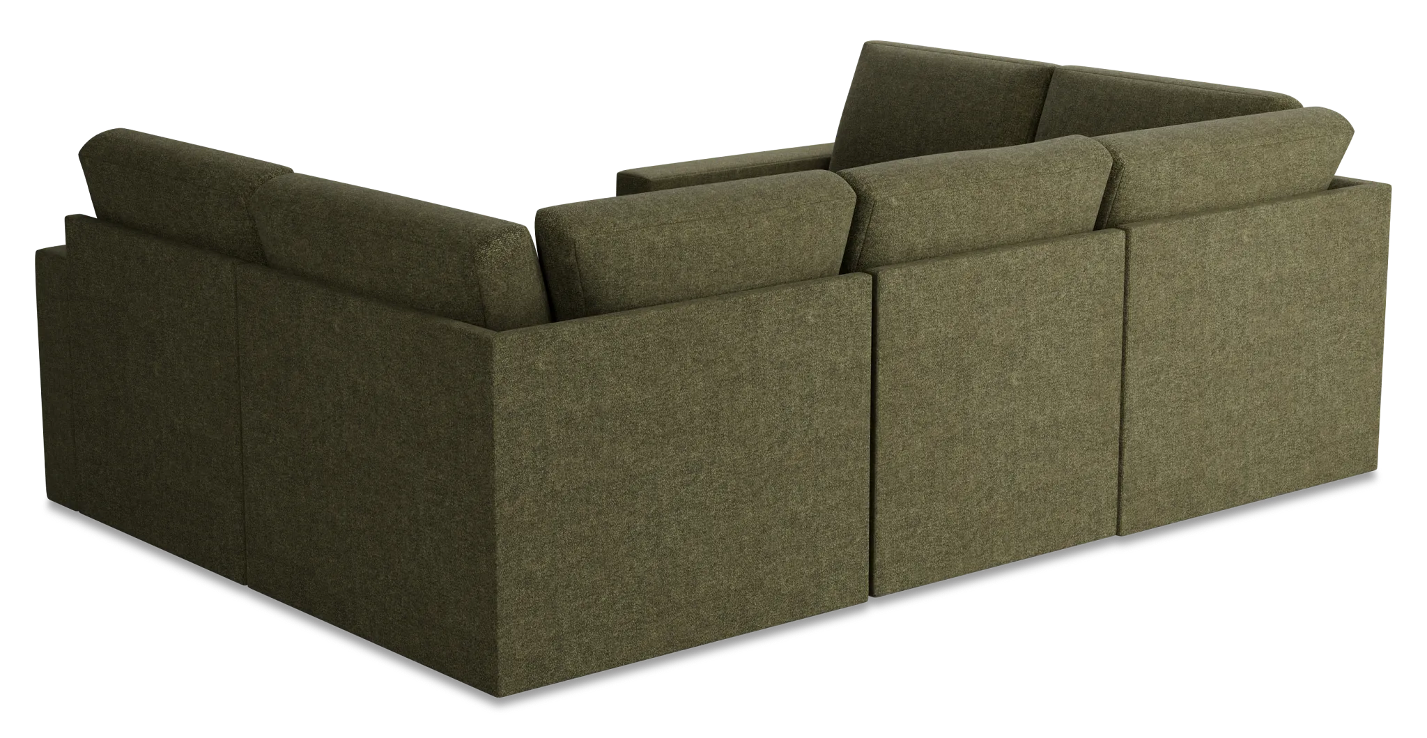 Citymod Green Fabric 6-piece Pit Sectional