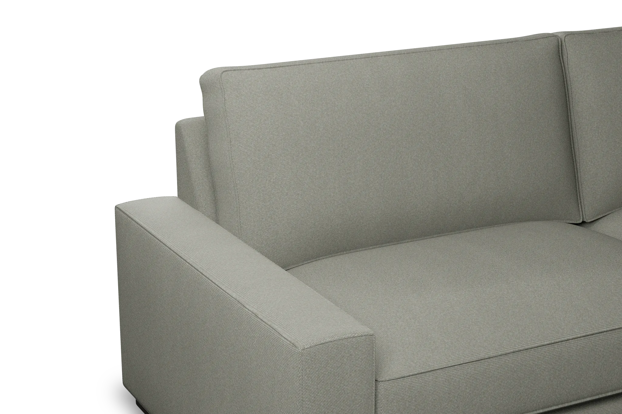 Edgewater Delray Pewter 96" Sofa W/ 2 Cushions