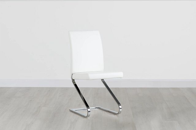 Corsica White Upholstered Side Chair (0)