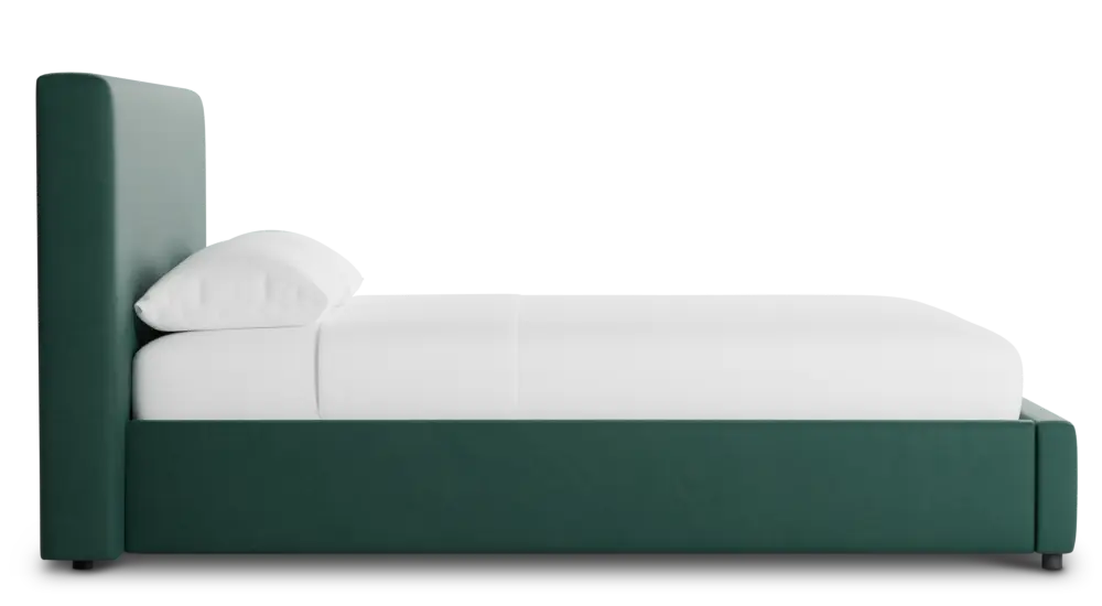 Grayton Joya Green 44" Upholstered Platform Bed Grayton Joya Green 44" Upholstered Platform Bed