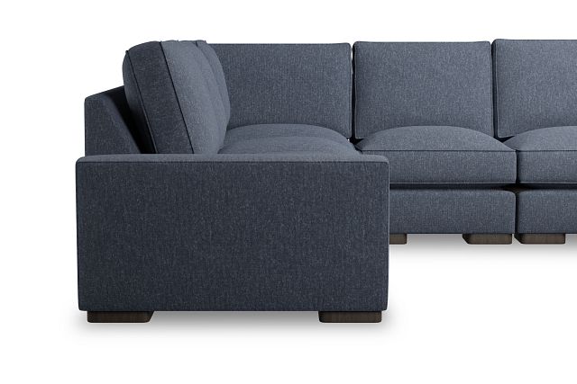 Edgewater Maguire Blue Medium Two-arm Sectional