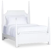 Carolina White Poster Bed