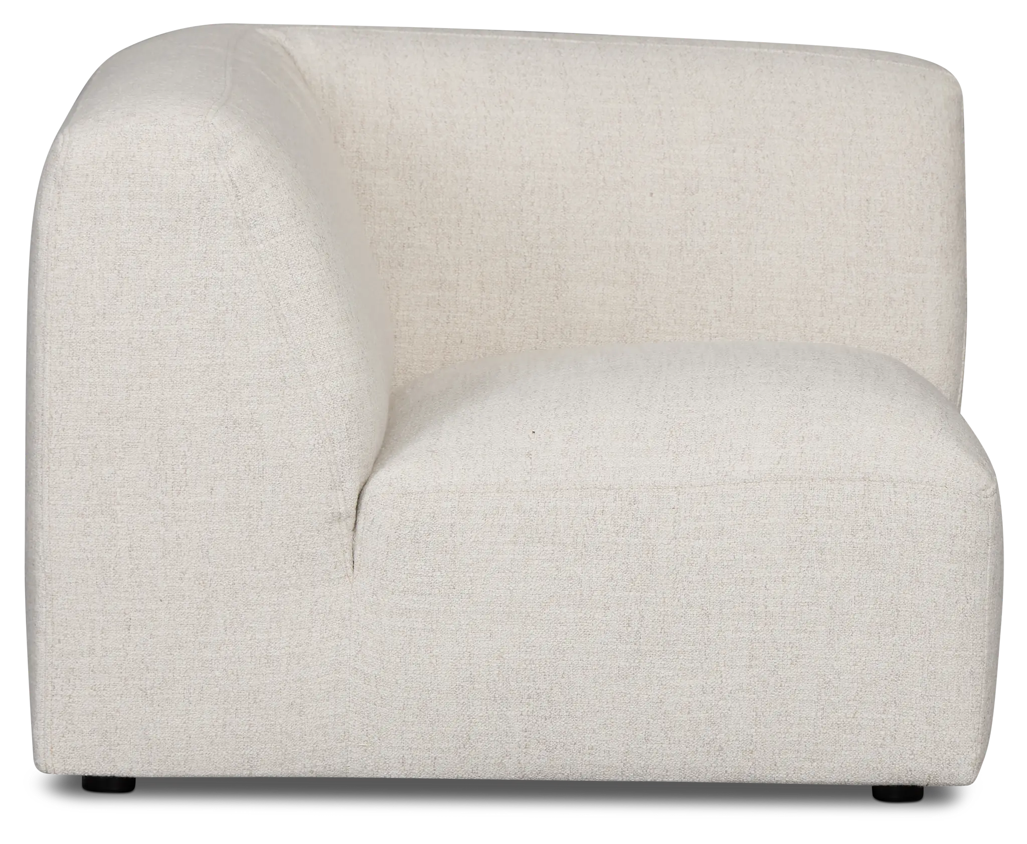 Baylor Light Beige Fabric Corner Chair Baylor Light Beige Fabric Corner Chair
