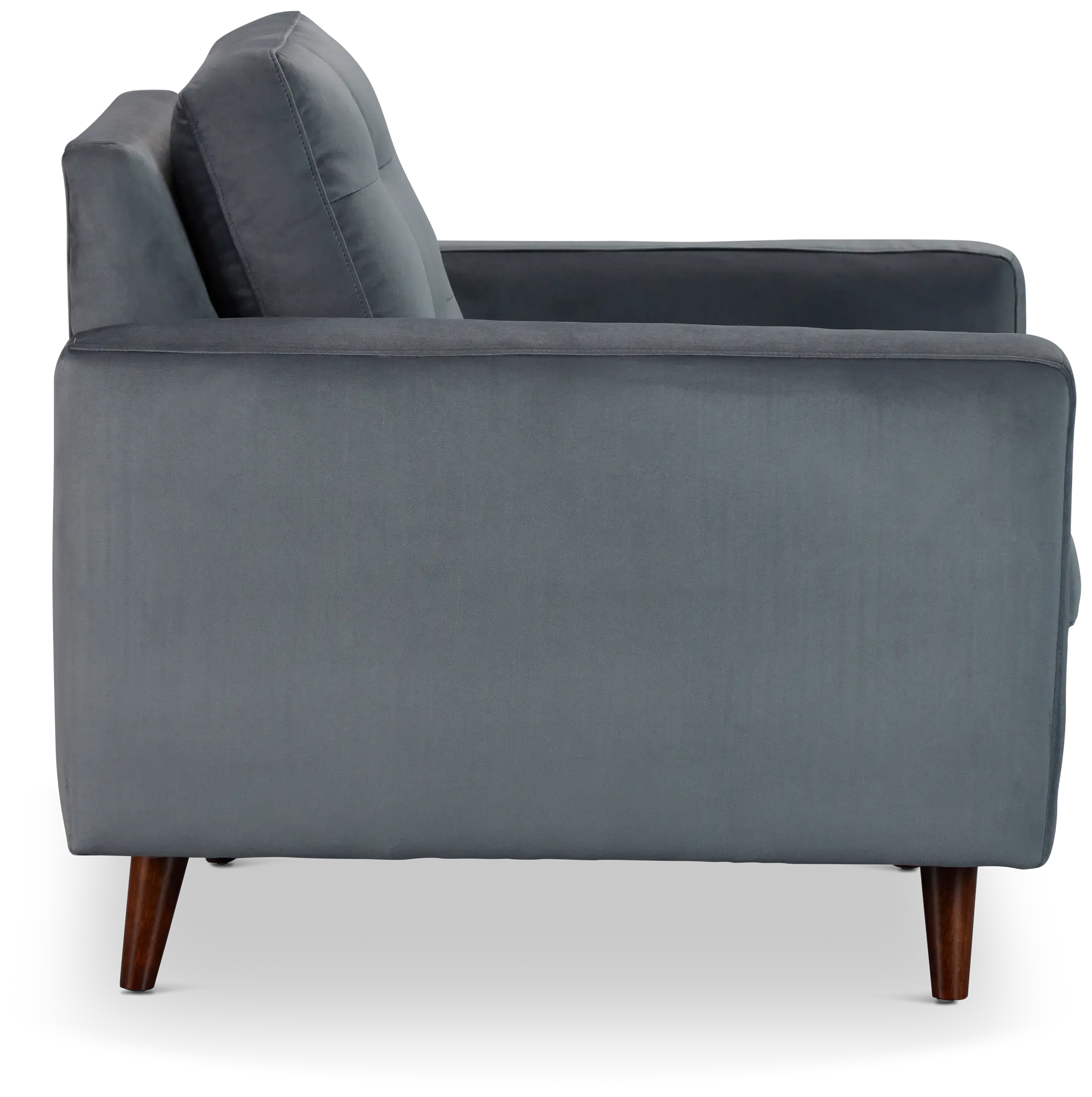 Mila Gray Velvet Chair Mila Gray Velvet Chair