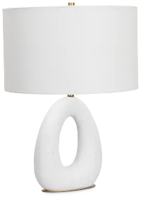 Lorna White Terrazzo Table Lamp
