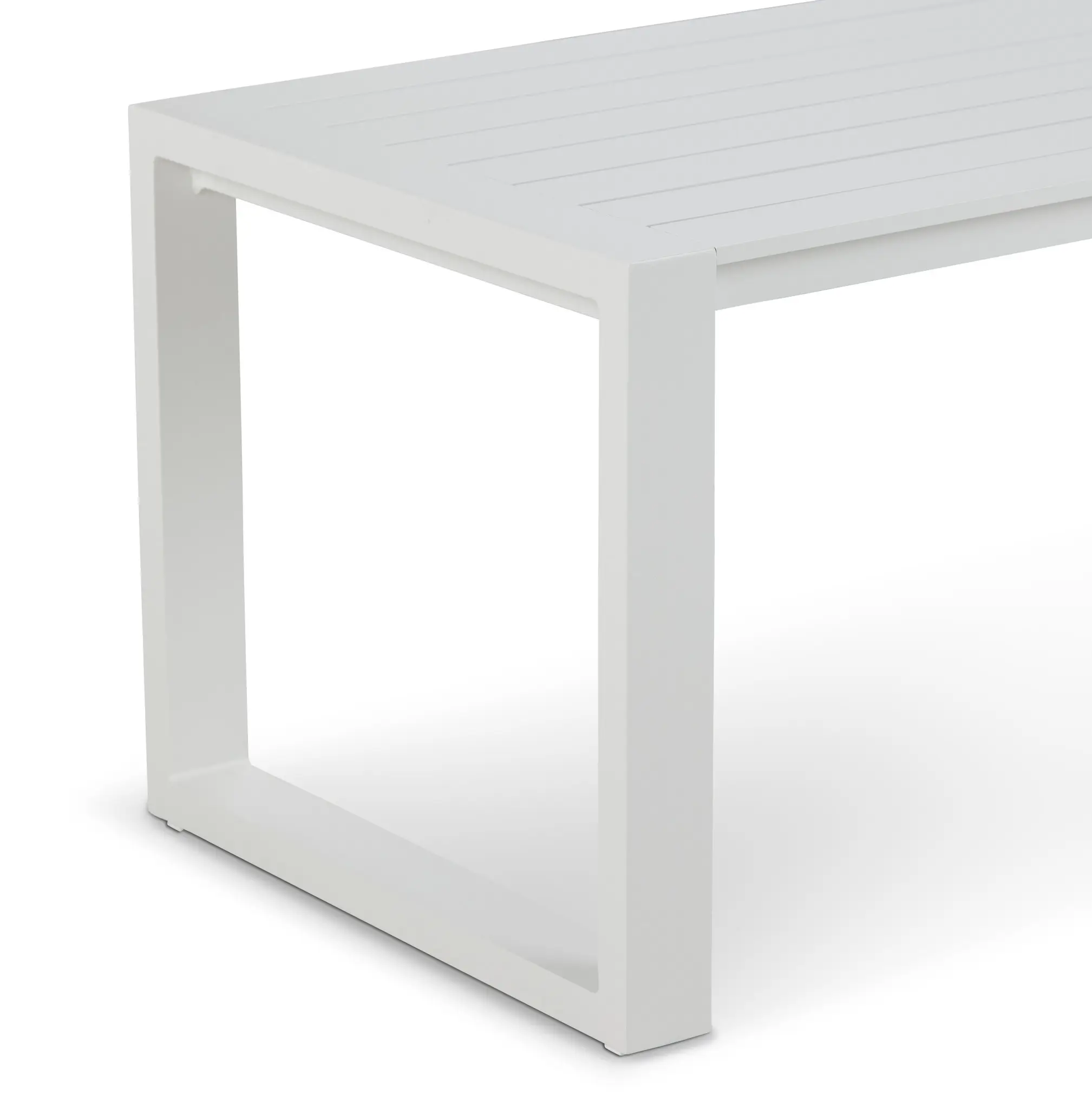 Linear2 White Aluminum Coffee Table Linear2 White Aluminum Coffee Table