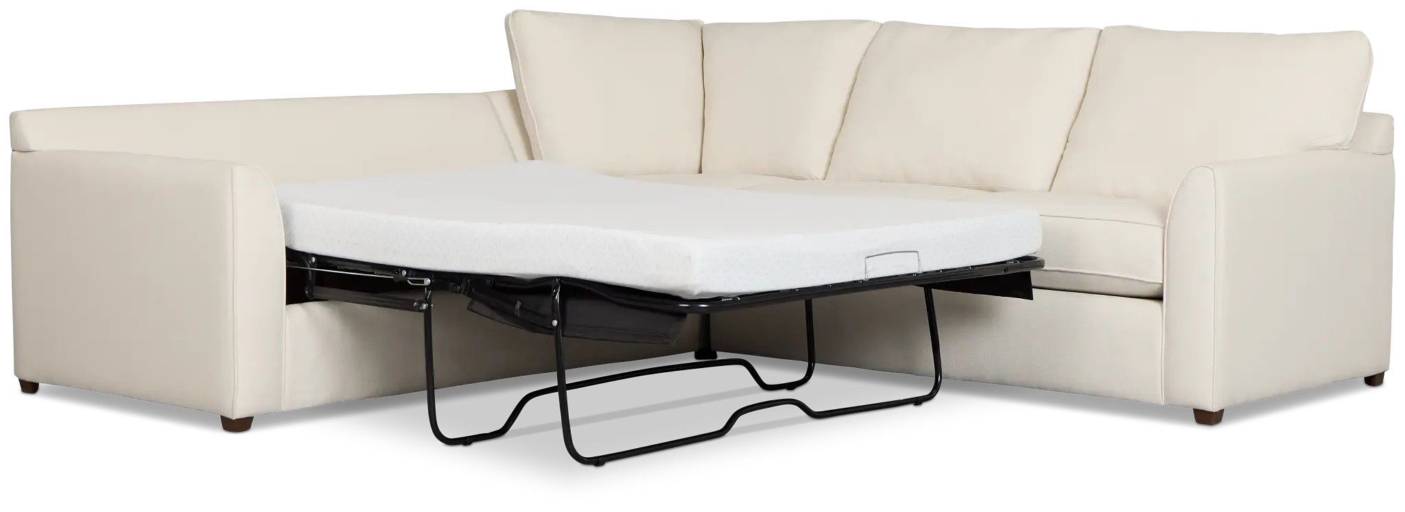 Tate Light Beige Fabric Medium Left Chaise Memory Foam Sleeper Sectional Tate Light Beige Fabric Medium Left Chaise Memory Foam Sleeper Sectional