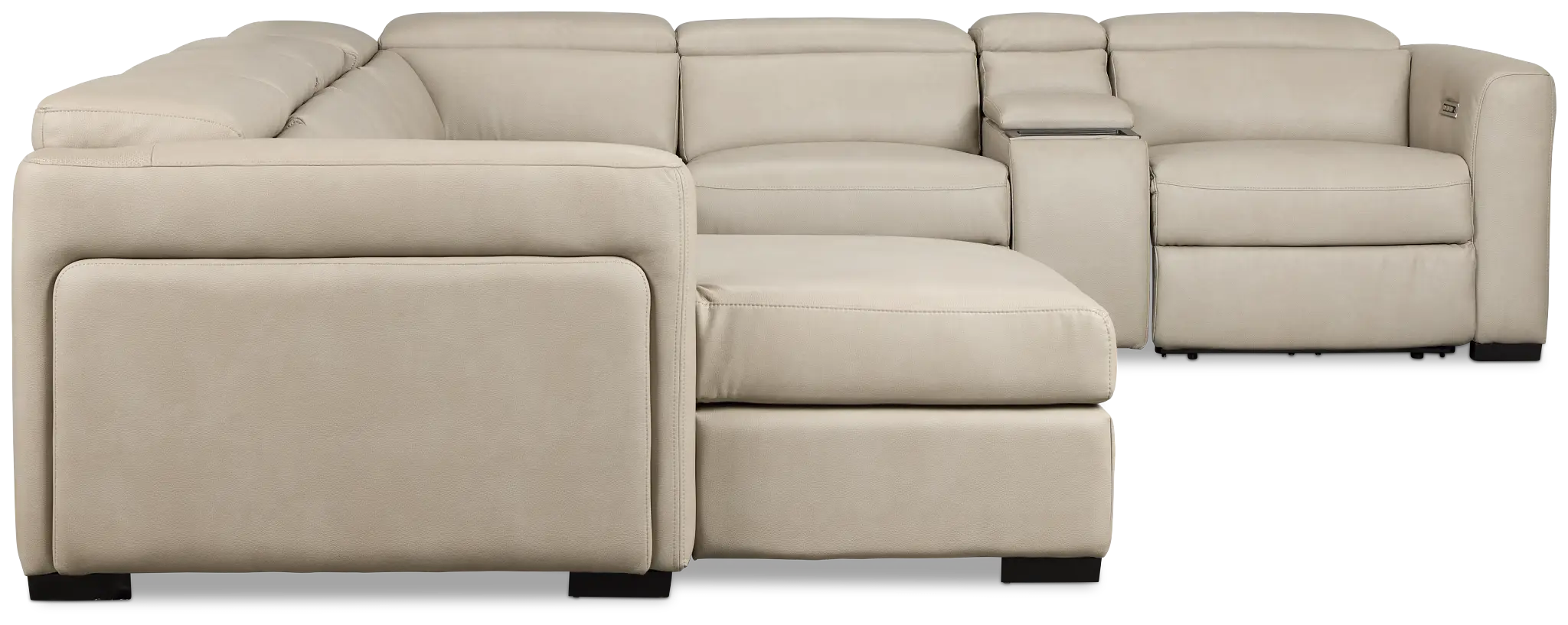 Melody Light Gray Storage Medium Left Dual Power Chaise Sleeper Sectional Melody Light Gray Storage Medium Left Dual Power Chaise Sleeper Sectional