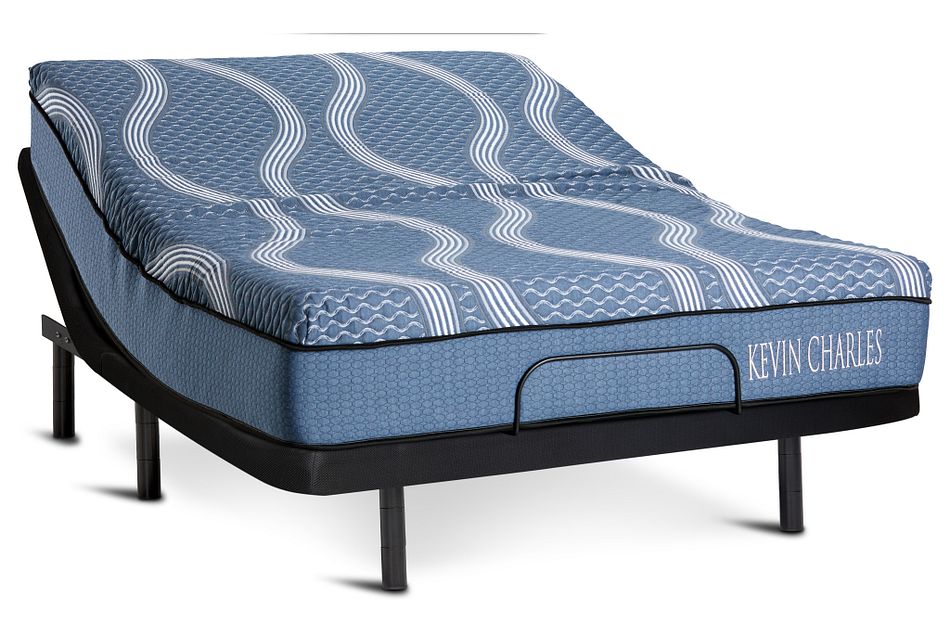 Kevin Charles Miramar Hybrid Silver Adjustable Mattress Set