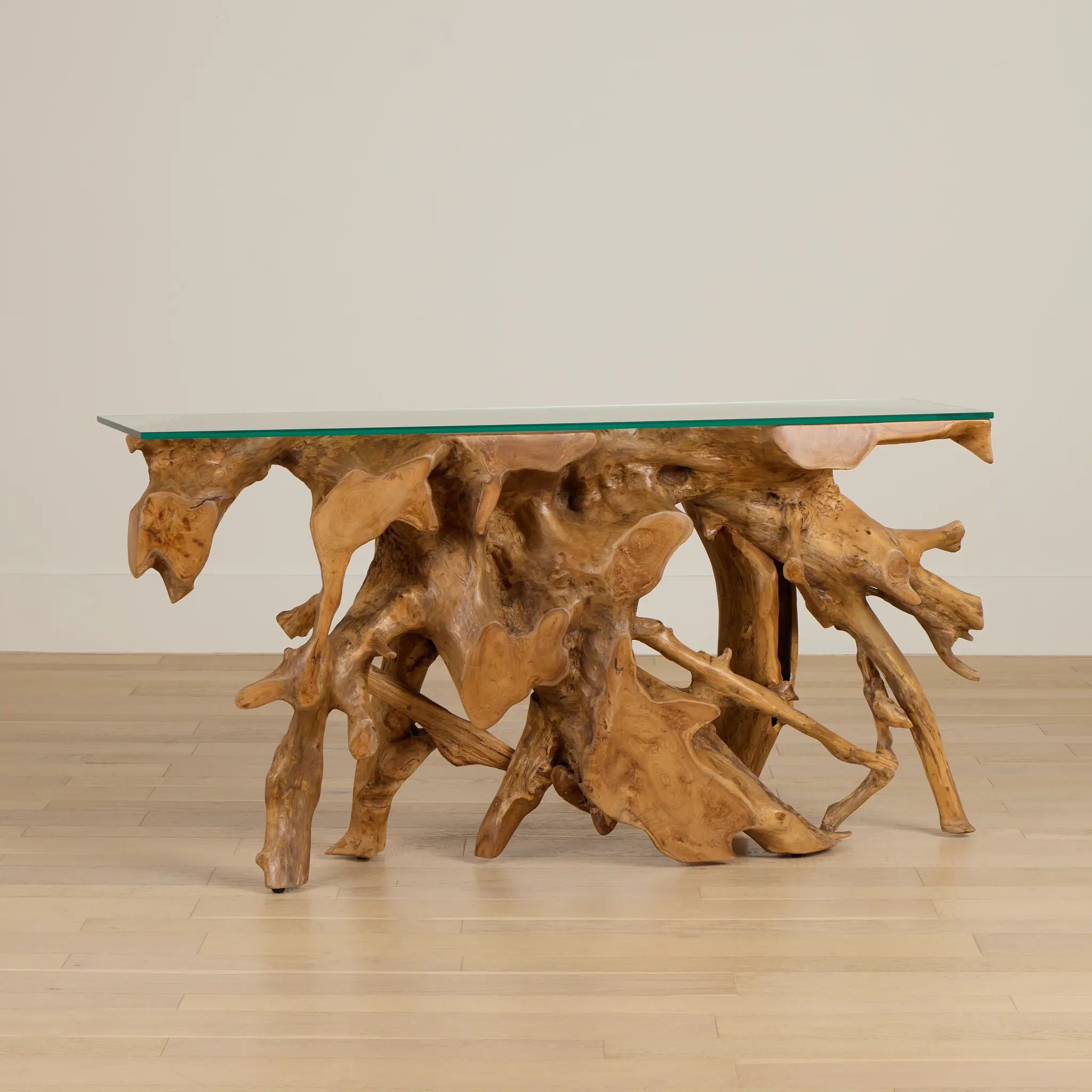 Haven Mid Tone Teak Console Table Haven Mid Tone Teak Console Table