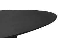 Nomad Black 78" Oval Table