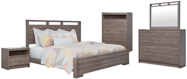Sutton Light Tone Panel Bedroom Package