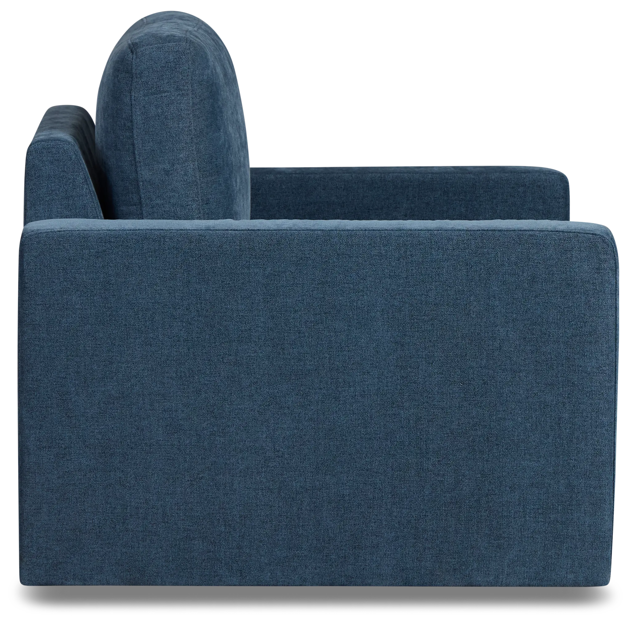 Addie Blue Fabric Swivel Chair Addie Blue Fabric Swivel Chair
