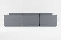 Destin Elevation Gray Fabric 8-piece Modular Sectional