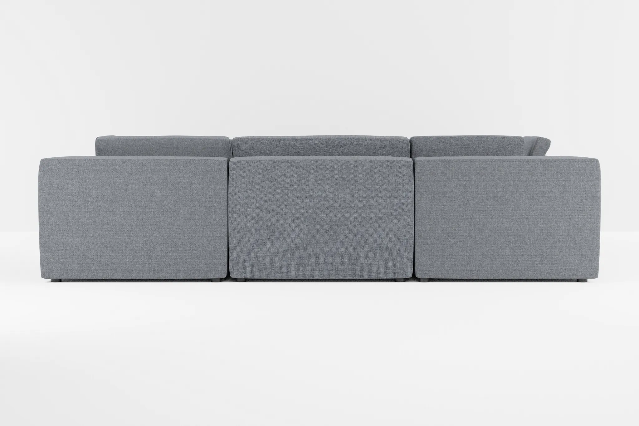 Destin Elevation Gray Fabric 8-piece Modular Sectional