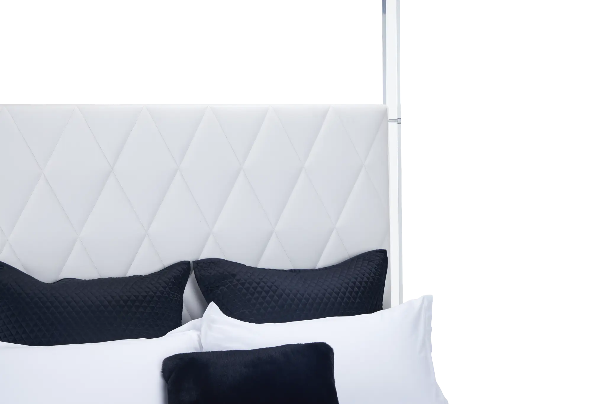 Miami White Uph Canopy Bed Miami White Uph Canopy Bed