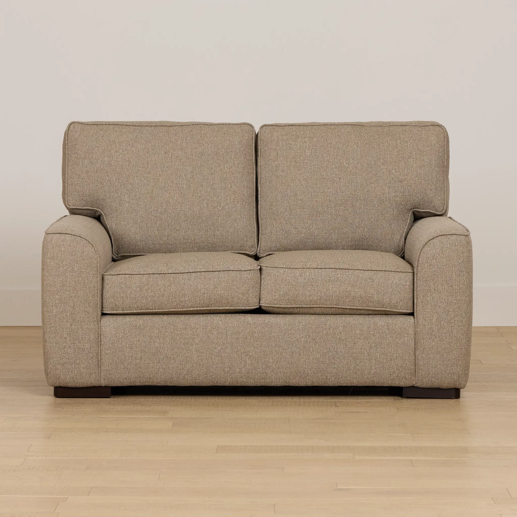 Sinclair Brown Fabric Loveseat Sinclair Brown Fabric Loveseat