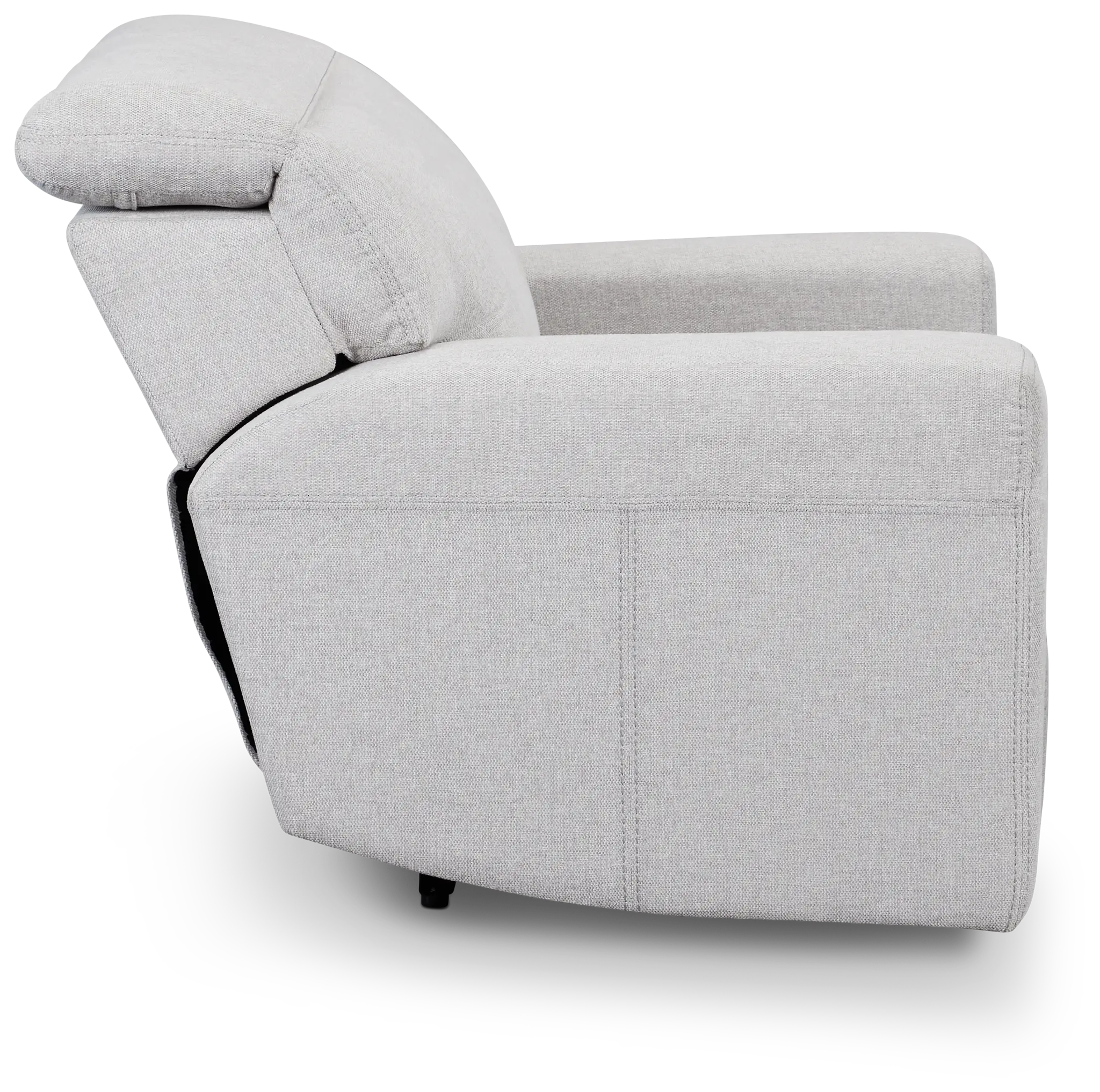 Callum Light Gray Fabric Recliner Callum Light Gray Fabric Recliner