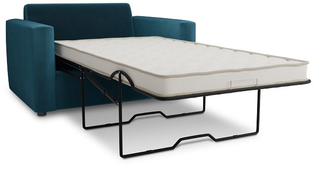 Siesta Joya Teal Fabric Innerspring Sleeper