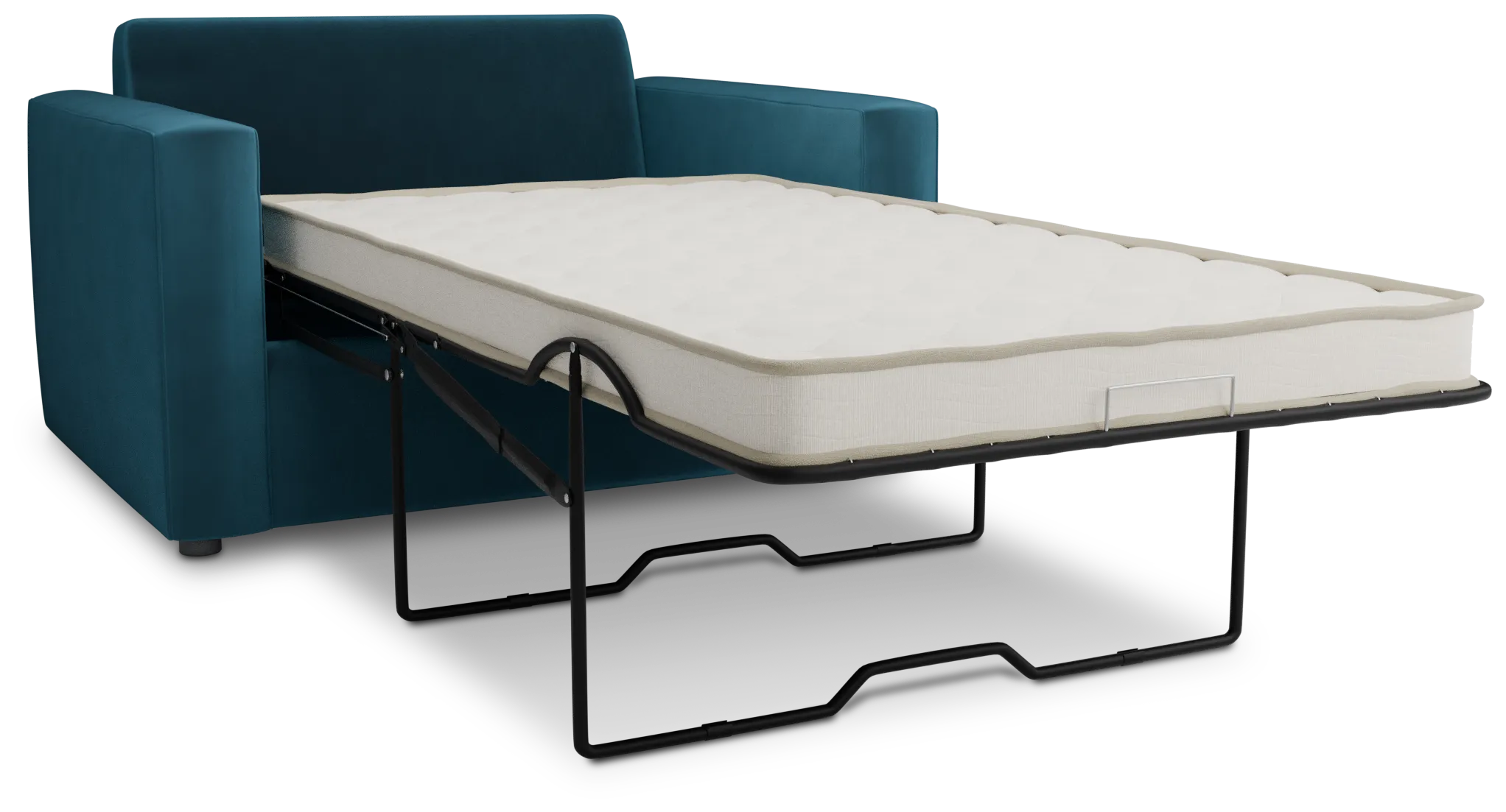 Siesta Joya Teal Fabric Innerspring Sleeper