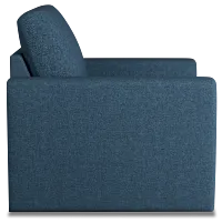 Citymod Blue Fabric Swivel Chair