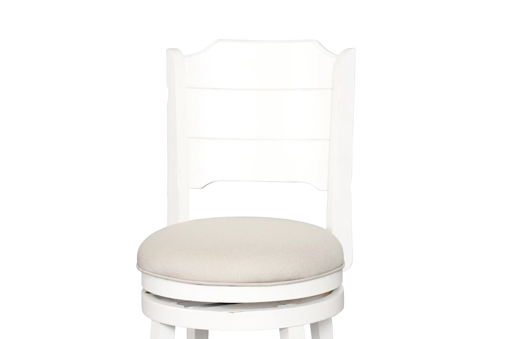 Sanibel Ivoryfabric 24" Upholstered Swivel Barstool Sanibel Ivoryfabric 24" Upholstered Swivel Barstool