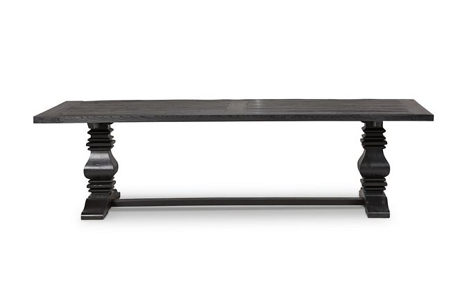 Hadlow Black 110" Rectangular Table