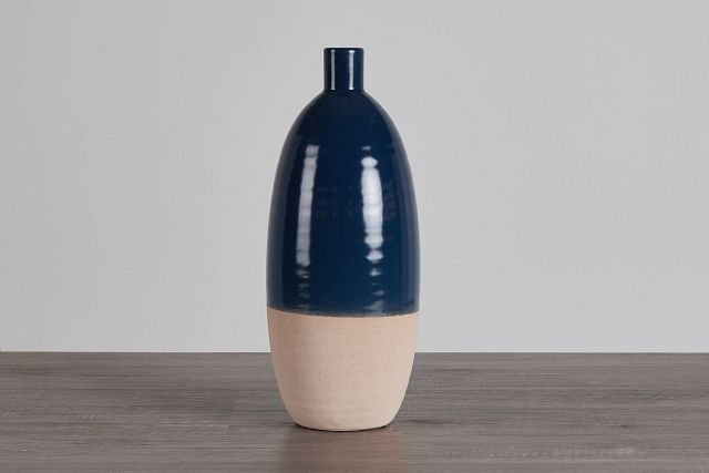 Rylan Dark Blue Small Vase