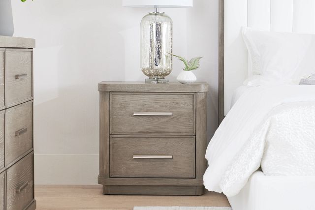 Soho Light Tone 2-drawer Nightstand