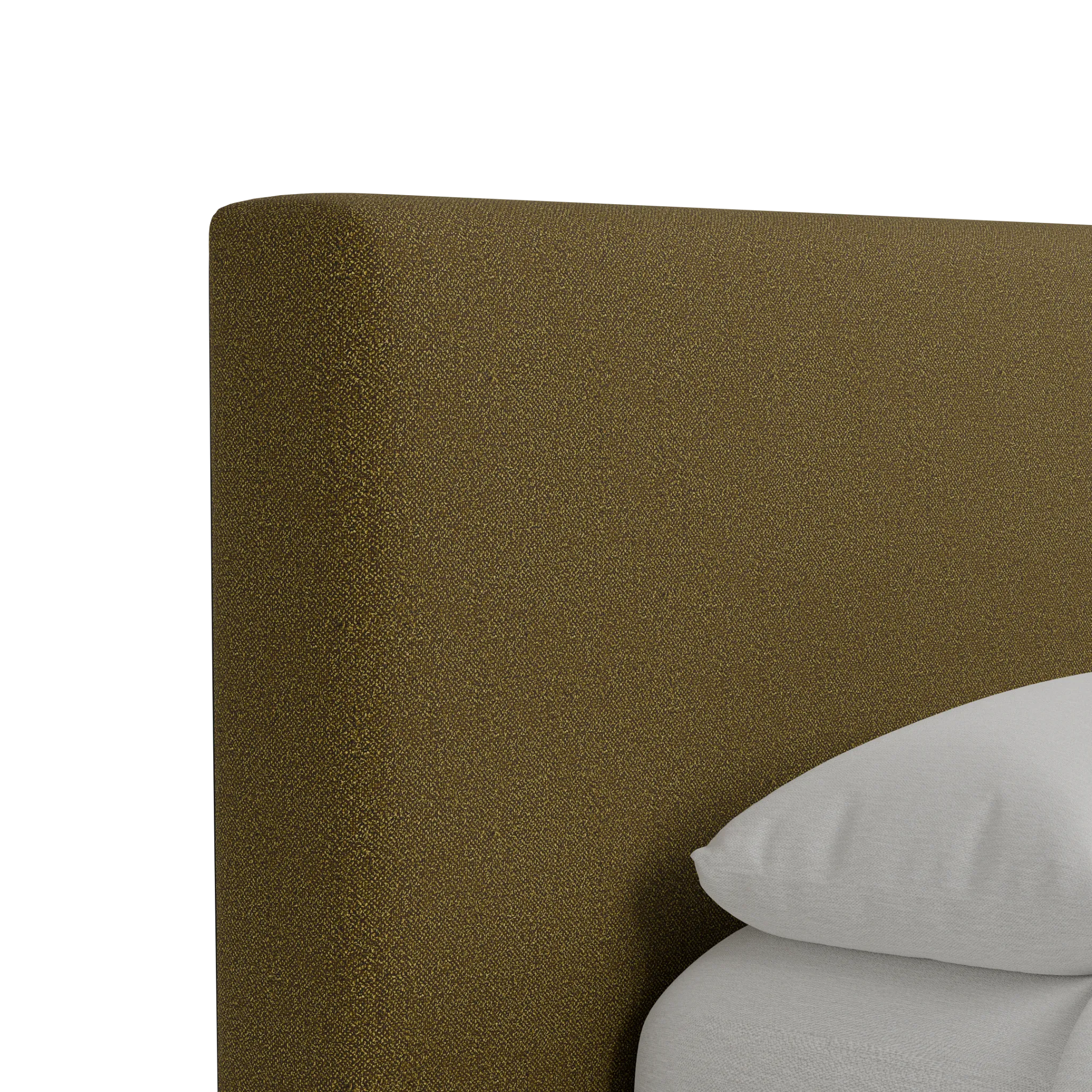 Grayton Elite Dark Green 44" Upholstered Platform Bed