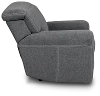 Callum Dark Gray Fabric Power Recliner