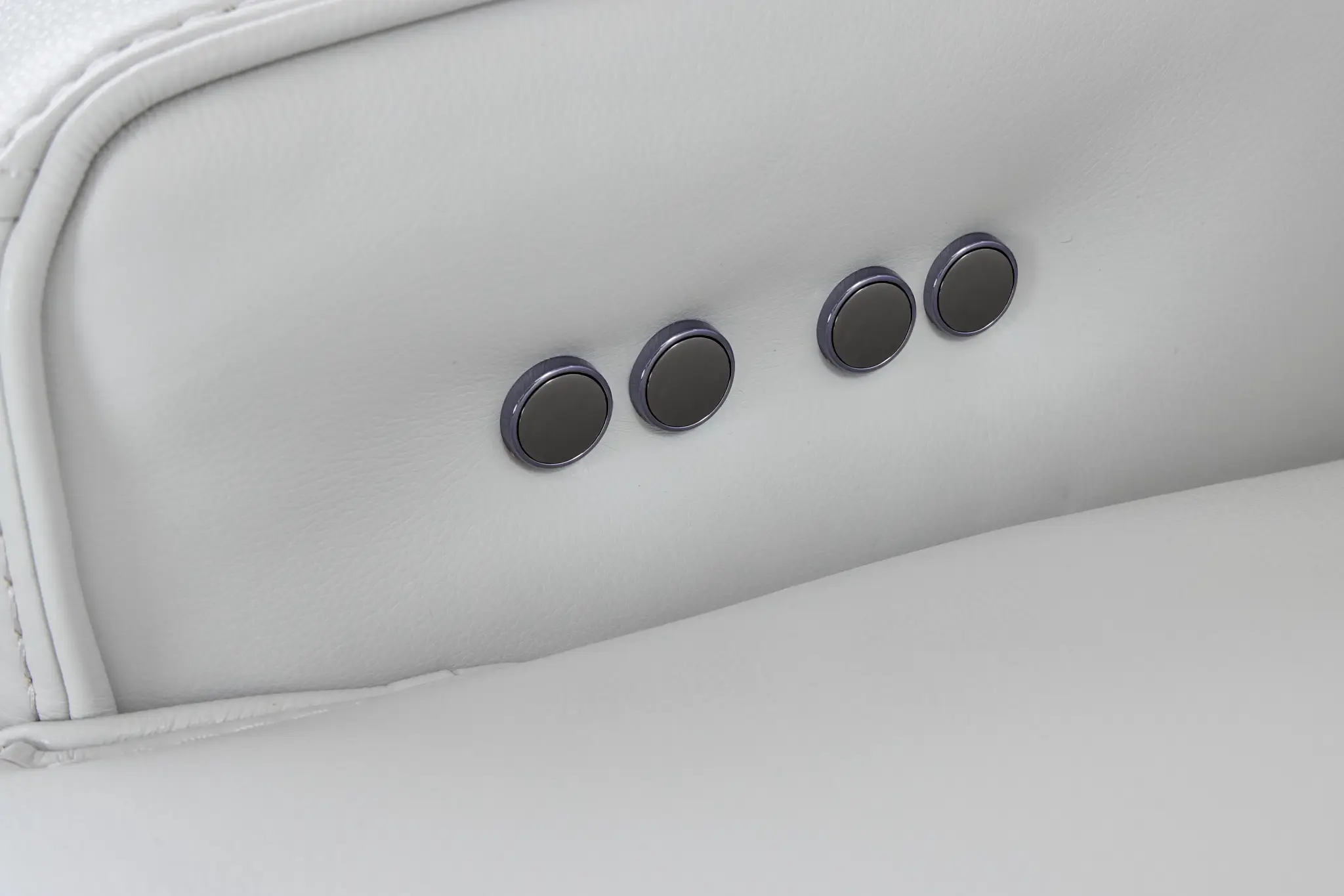 Reign Gray Lthr/vinyl Medium Dual Power 2-arm Reclining Sectional Reign Gray Lthr/vinyl Medium Dual Power 2-arm Reclining Sectional