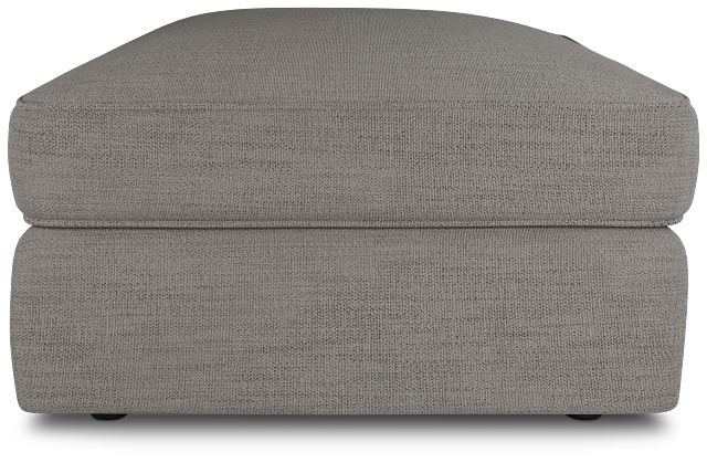 Siesta Maguire Pewter Fabric Ottoman